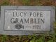  Lucy <I>Pope</I> Gramblin