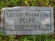 Lester Anderson Pope