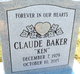 Claude Kenneth “Ken” Baker Photo
