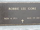  Robbie Lee <I>Clark</I> Gore