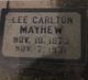  Lee Carlton Mayhew