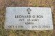  Leonard O'Connell Box