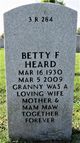 Betty Faye Brown Heard Photo