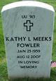 Kathy L Meeks Fowler Photo