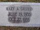  Mary A. Griffin