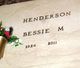 Bessie M. Henderson Photo