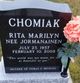  Rita Marilyn <I>Jormanainen</I> Chomiak