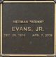Herman “Brink” Evans Jr. Photo