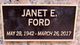 Janet E Ford Photo
