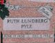  Ruth <I>Lundberg</I> Pyle