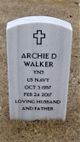 Archie Donell Walker Photo