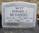 Howard J “Mutt” McDaniel Photo