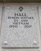 Byron 'Rick' Haynes “Rebel” Hall Photo