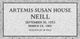  Susan Artemis <I>House</I> Neill