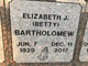 Elizabeth June “Betty” Bartholomew Photo