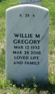Willie M. Gregory Photo