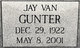 Jay Van “J V” Gunter Photo