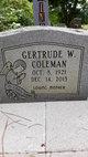 Gertrude “Cuda” Walker Coleman Photo