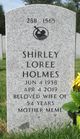 Shirley Loree Babbitt Holmes Photo