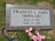  Frances L <I>Hodler</I> Ford