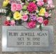  Ruby Jewell <I>Posey</I> Agan
