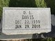 Dee Eldred “D.L.” Davis Photo