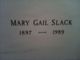  Mary Gail <I>Repp</I> Slack