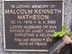  Malcolm Kenneth Matheson