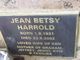  Jean Betsy Harrold