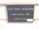  Joy May Winder