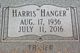 Harris Washington “Hanger” Johnson Sr. Photo