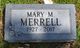 Mary Maurice McCarty Merrell Photo