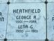  George A Heathfield