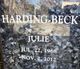 Julie Harding-Beck Photo