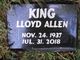  Lloyd Allen King
