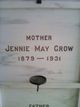  Mary May “Jennie” <I>Cook</I> Grow