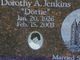  Dorothy A. “Dottie” Jenkins