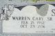 Warren “Gary” Stone Sr. Photo