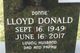 Lloyd Donald “Donnie” Jackson Photo