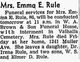  Emma Elizabeth <I>Sehorn</I> Rule