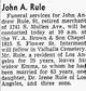  John Andrew Rule