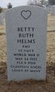 Betty Ruth Turnbull Helms Photo