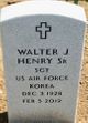 Walter J. Henry Sr. Photo