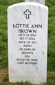 Lottie Ann “Lot” Turner Brown Photo