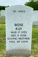 Mrs Rose Ray Photo