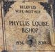 Phyllis Louise Cleghorn Bishop Photo