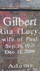 Rita “Lucy” Gilbert Photo