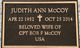 Mrs Judith Ann McCoy