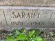  Sarah Elizabeth “Lizzie” <I>Behrenson</I> Schreffler