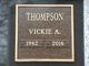 Victoria Anne “Vickie” Reade Thompson Photo